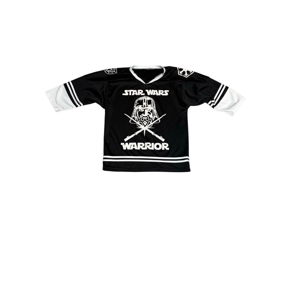 Hockey Jersey Unisex Streetwear black and white Star Wars small